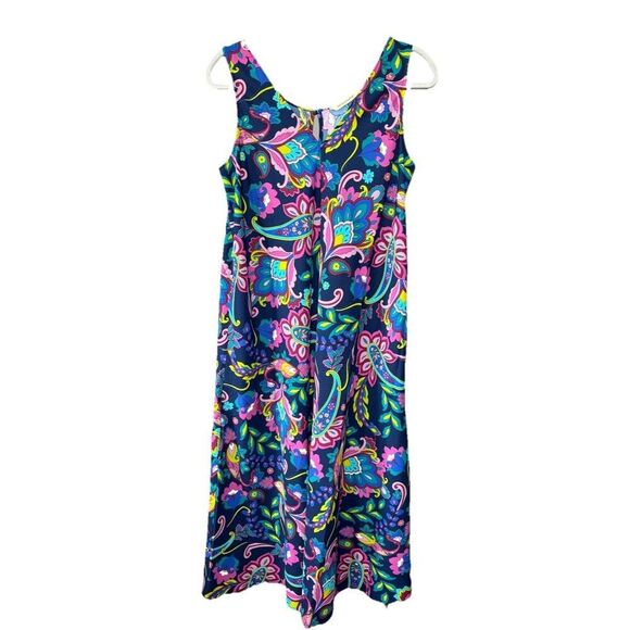 Soft Surroundings Rosalia Maxi Dress Women’s Size Petite Medium Paisley Floral - Picture 8 of 14